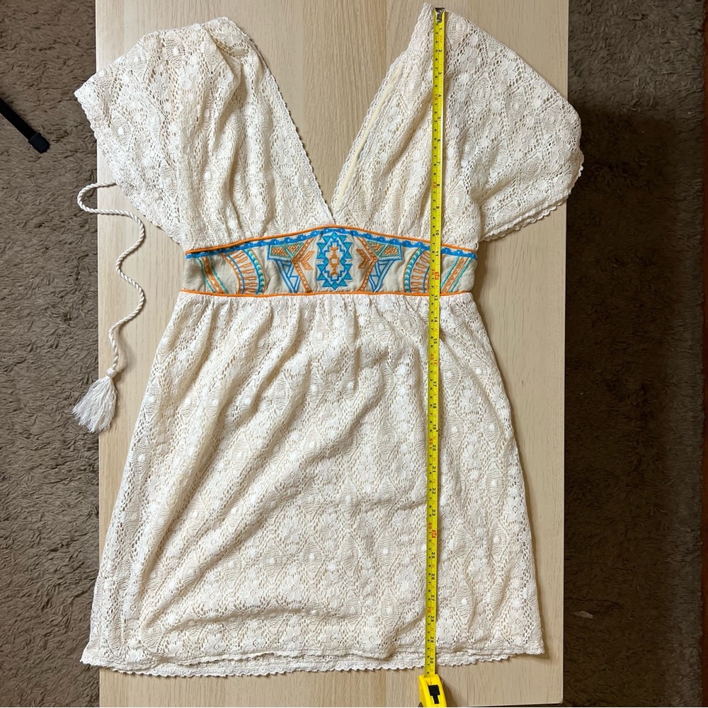 Boho over the knee dress